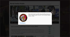 Desktop Screenshot of indianklubb.no